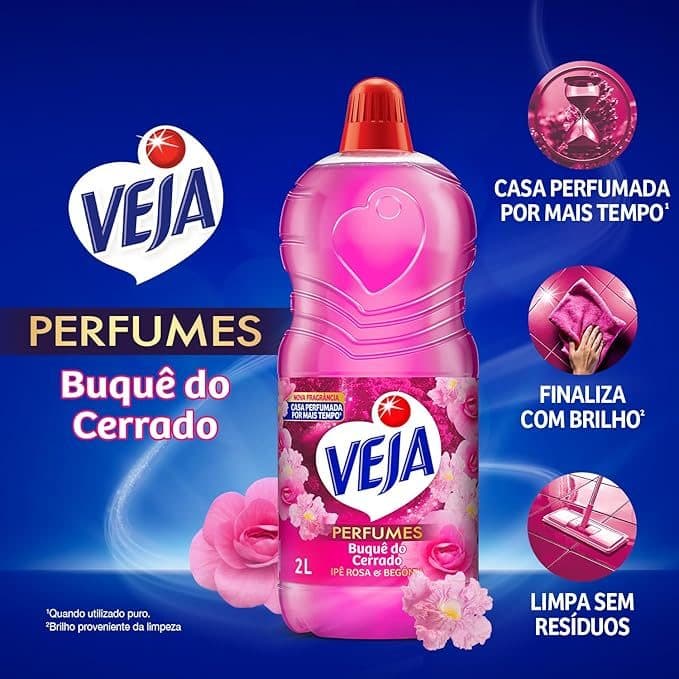 Limpador Perfumado Veja Buquê do Cerrado 2L | Amazon.com.br