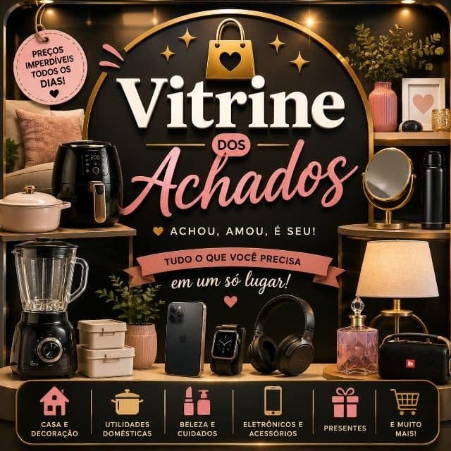 Vitrine dos Achados