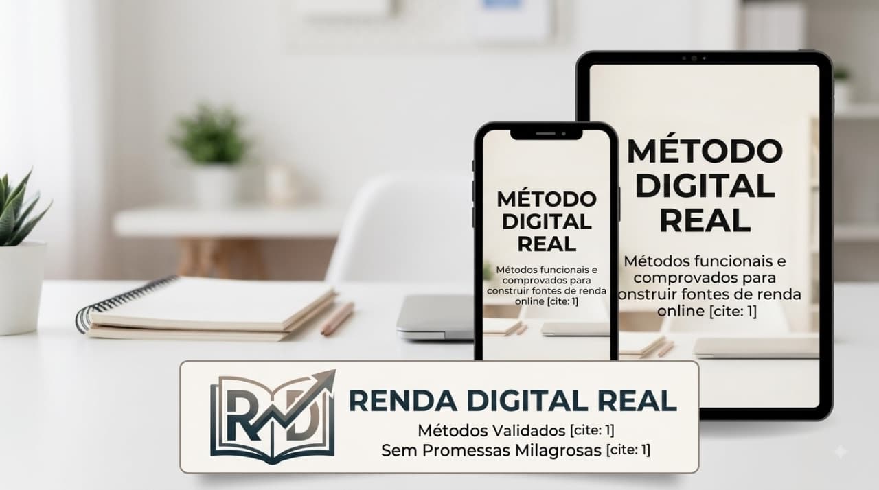 Renda Digital Real — Métodos funcionais para construir renda online