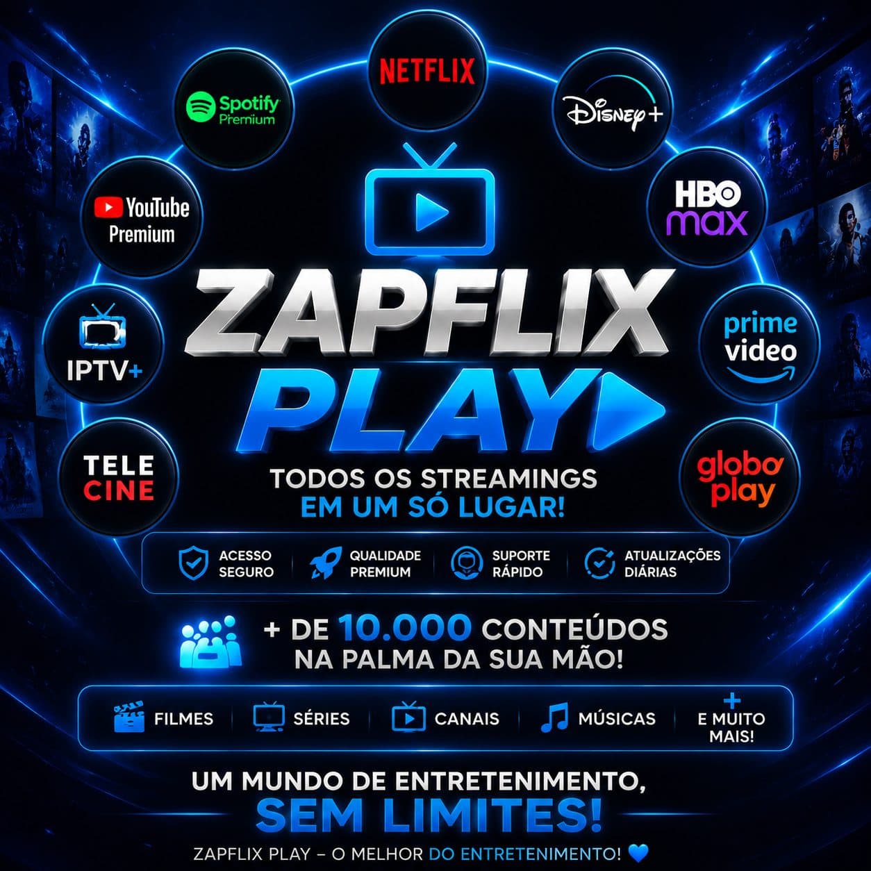 ZAPFLIX  PLAY - FILMES SÉRIES SPORTS CANAIS AO VIVO 