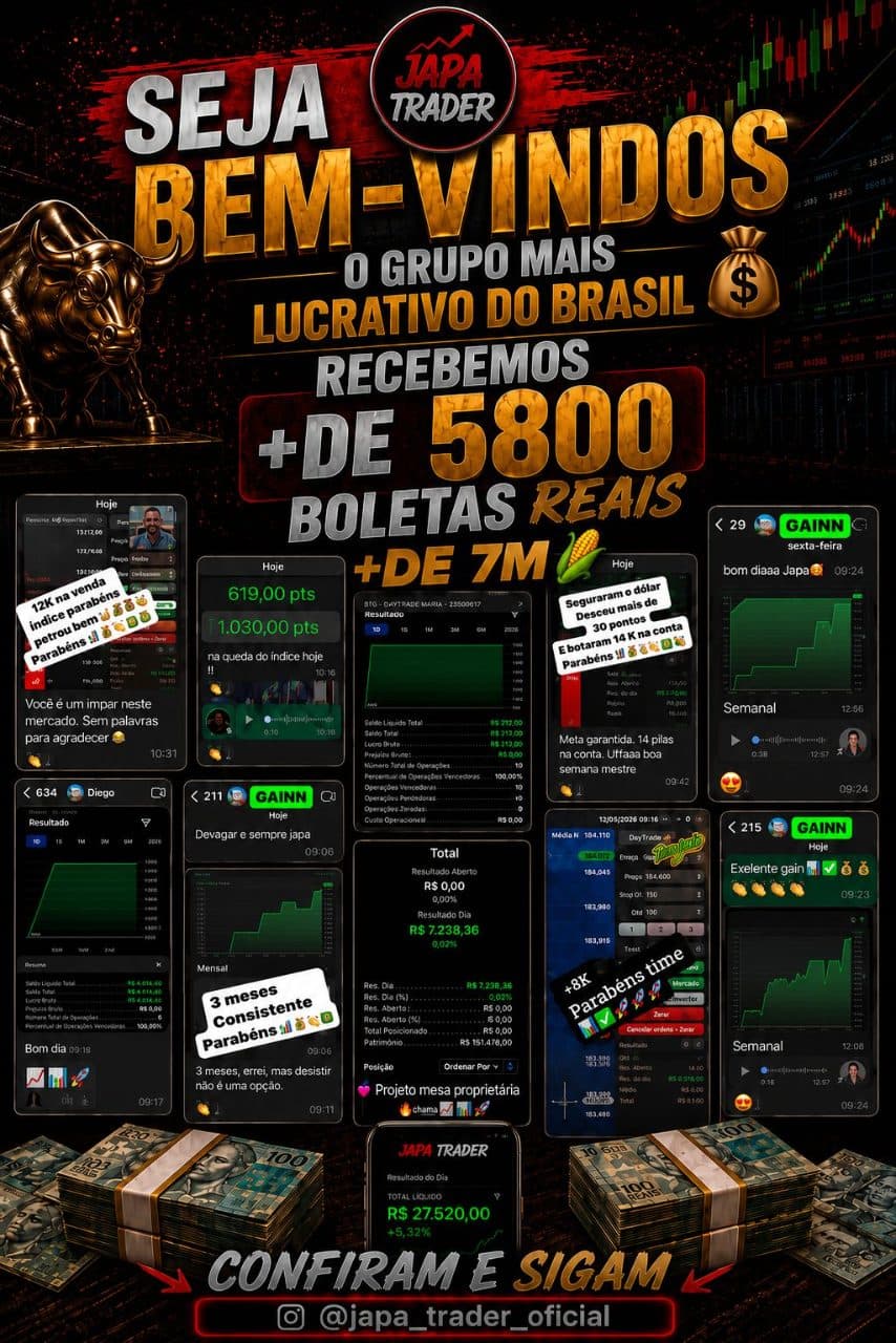 Bolsa de Valores “Ganhos Diários” melhor grupo #10