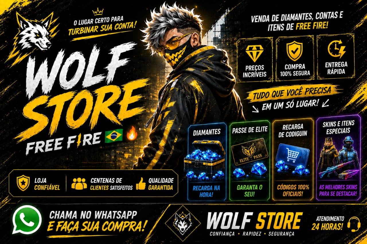 WOLF STORE FREE FIRE 🇧🇷🔥