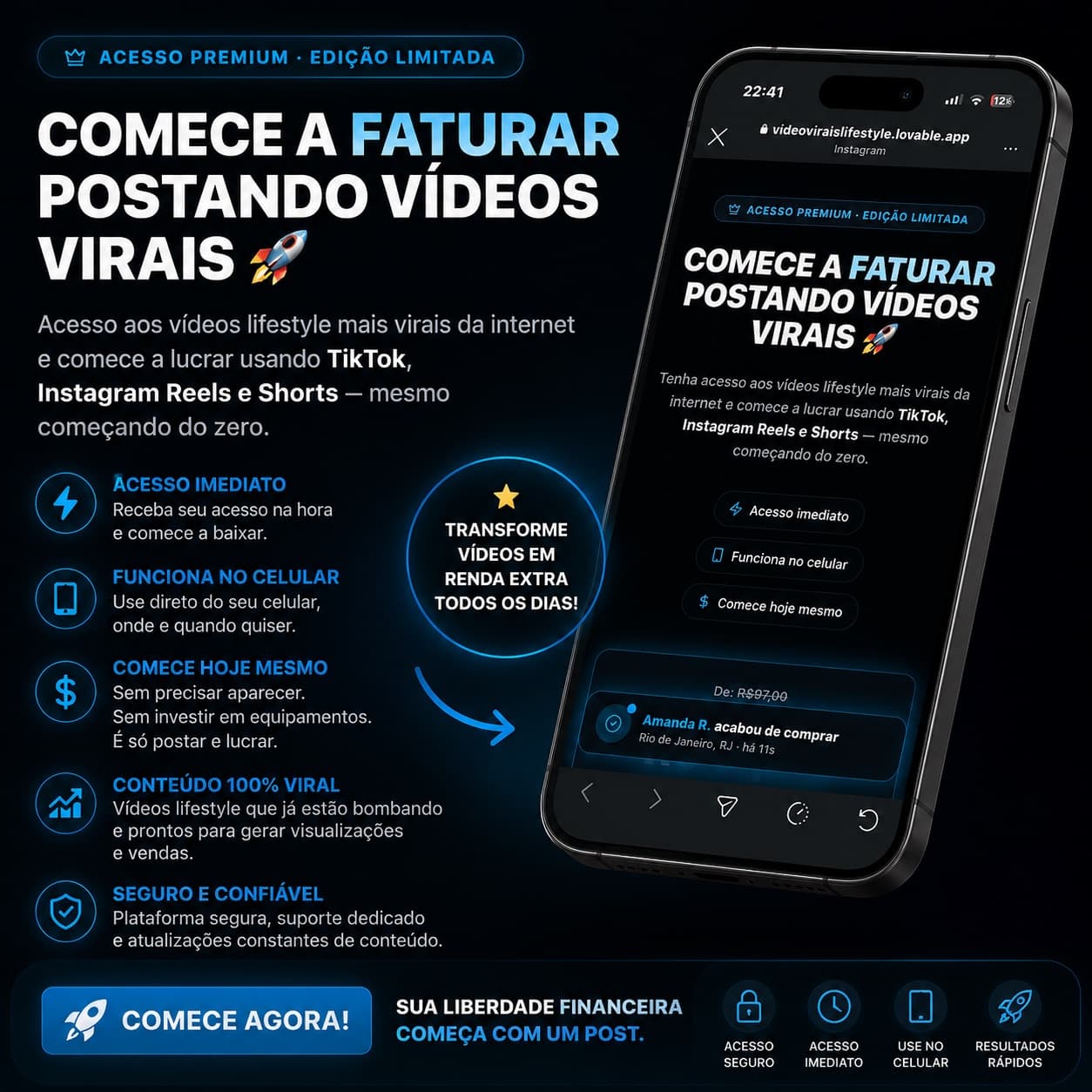 Vídeo virais que viram renda extra! 💸