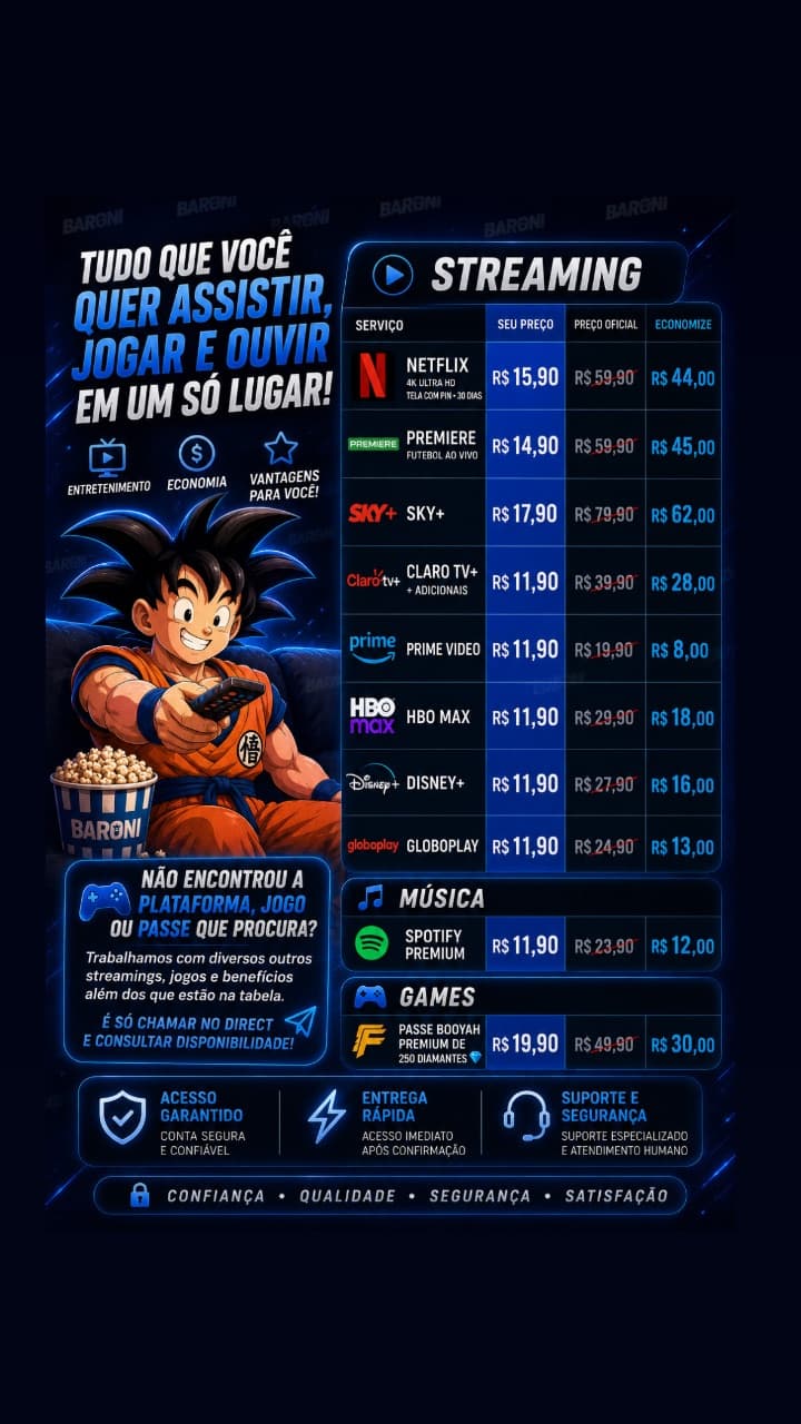SHOPPING DOS STREAMS