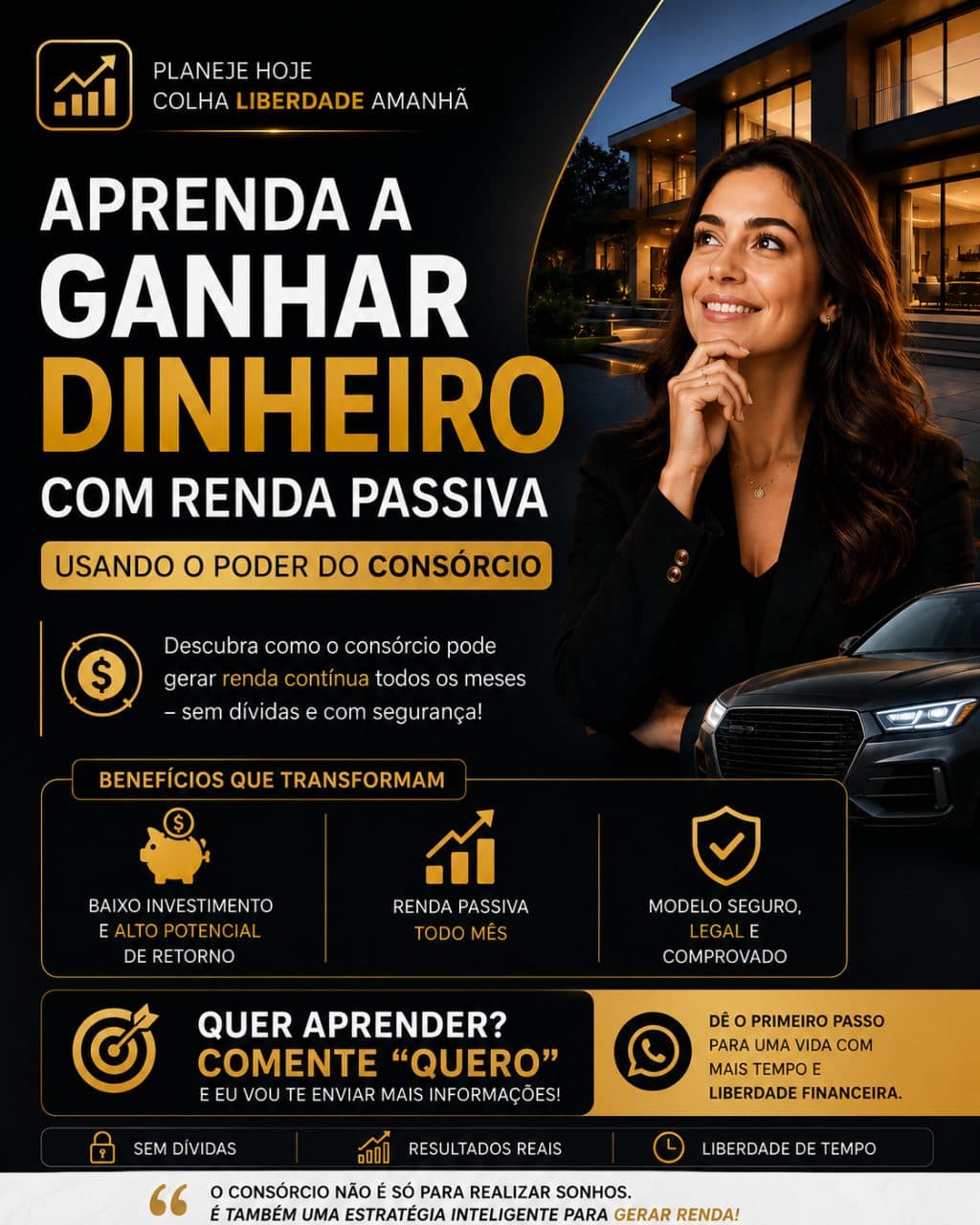 Consórcios e Investimentos.