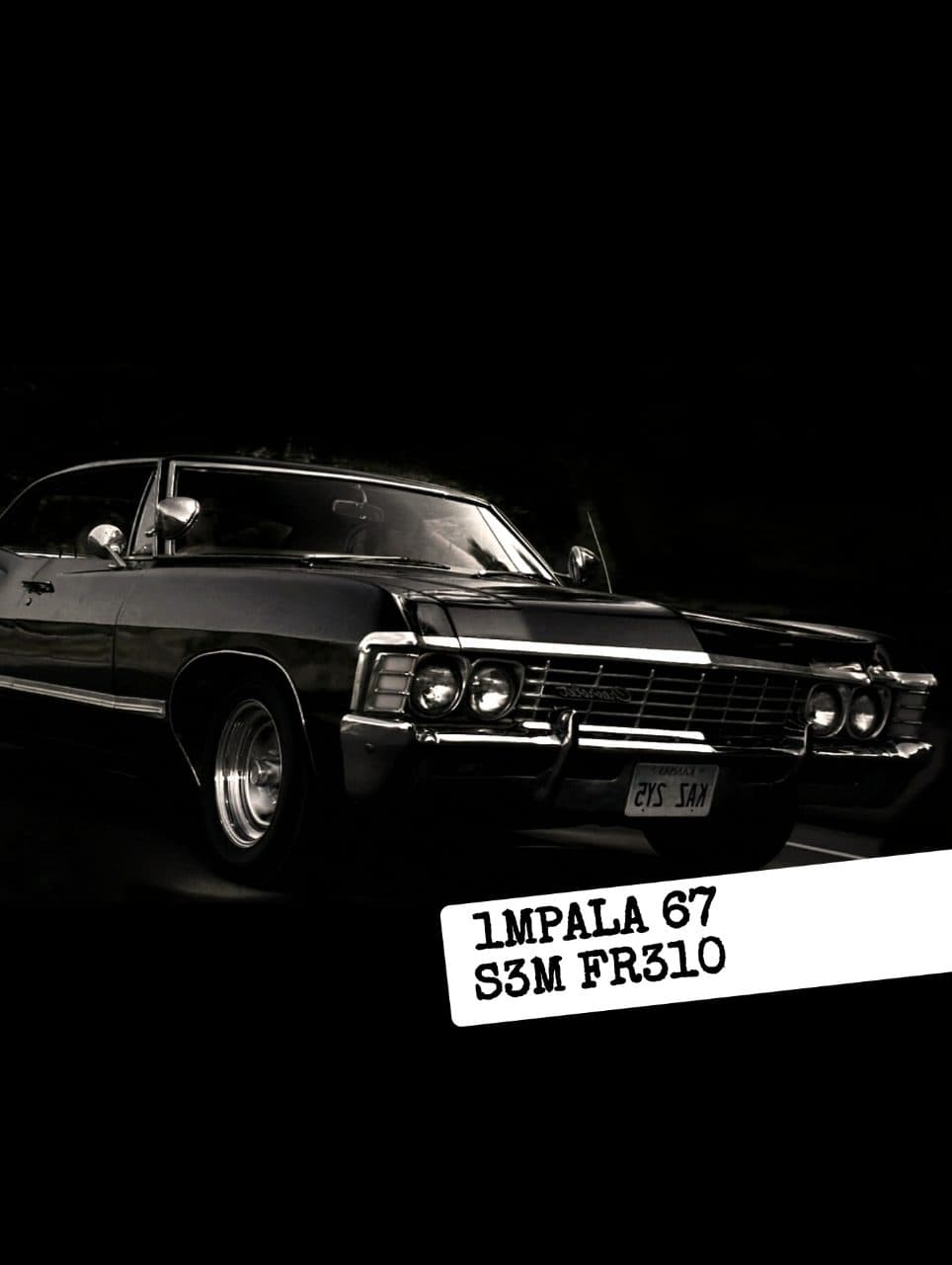 SUPERNATURAL: IMPALA 67 SEM FREIO