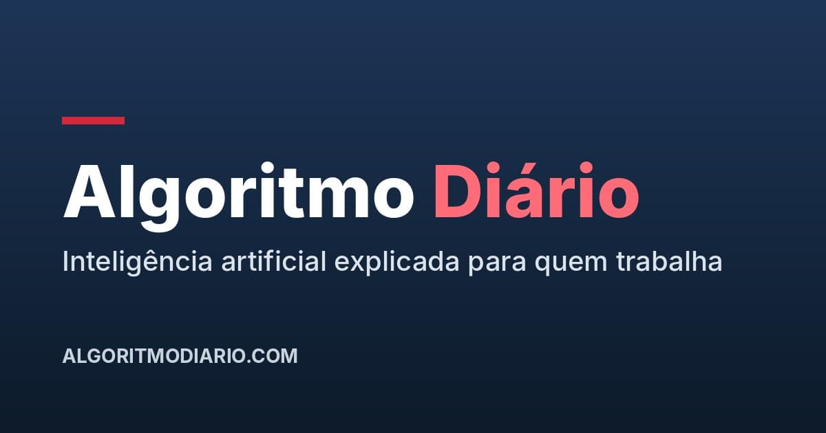 Algoritmo Diário - Inteligência Artificial para quem trabalha