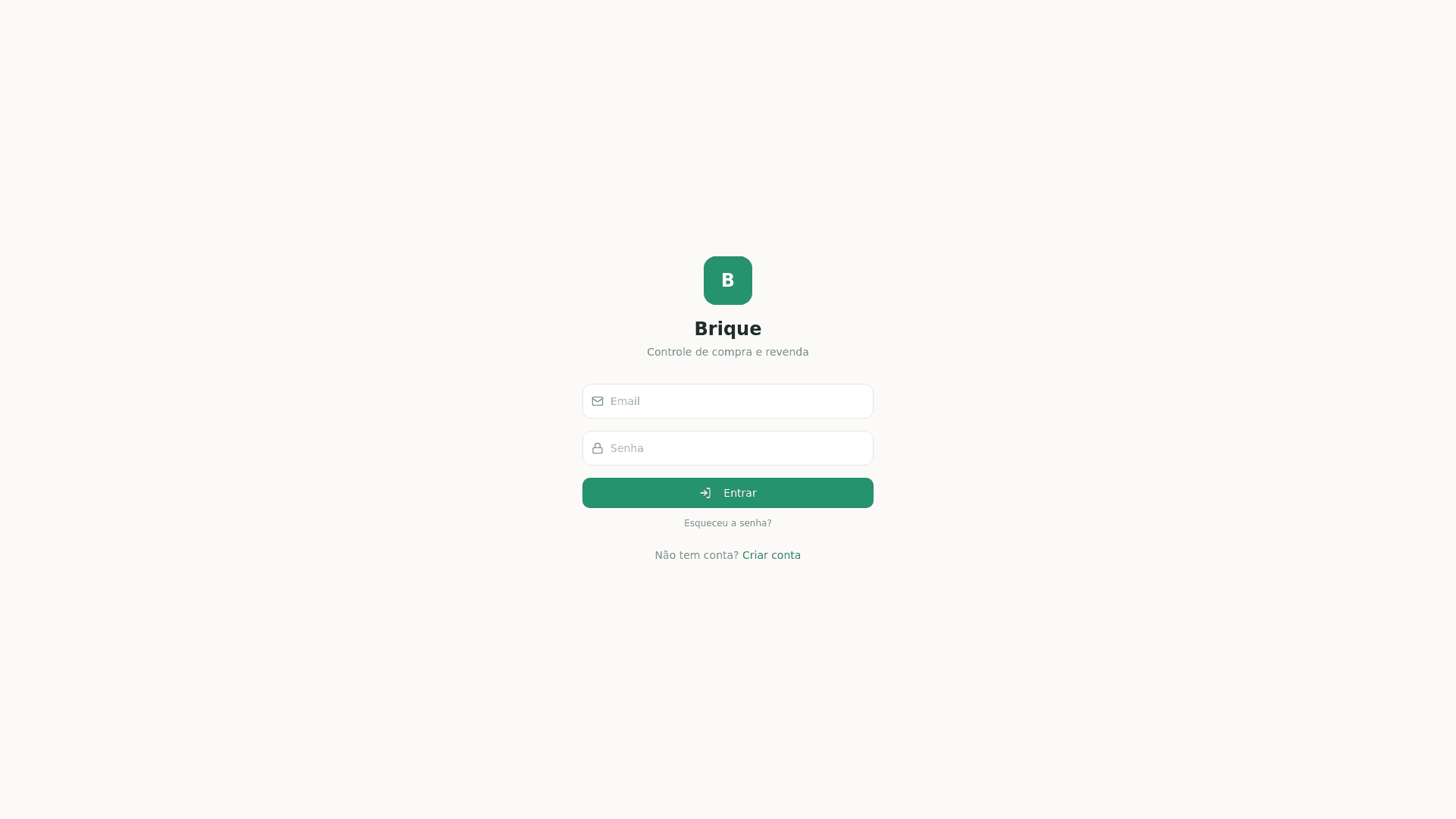 Briquezando - Controle de Compra e Revenda